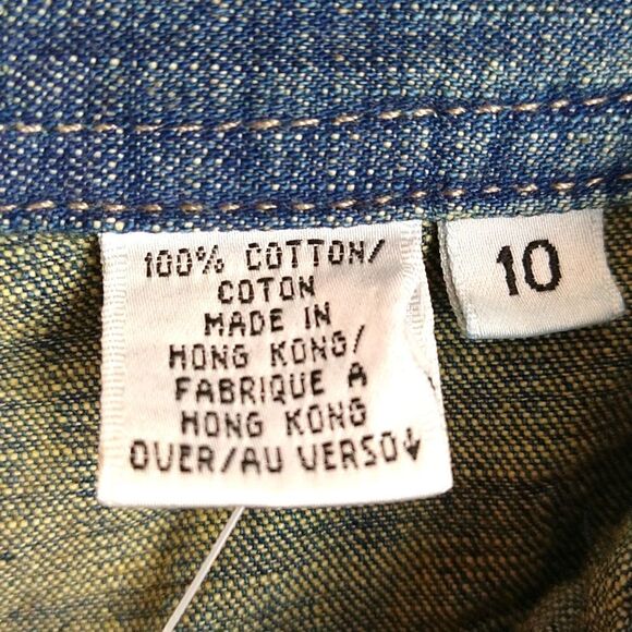 Dana Buchman cropped  ocean wash  jeans with fringe (NWT) size 10 Boho Chic - Picture 7 of 9